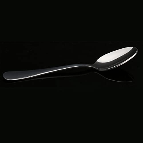 12 cuillères à Moka 10,3x2,2 cm en Acier Inoxydable Hautement Poli