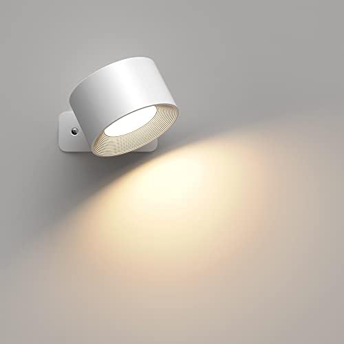 2 lampes mural led sans fil 360 degrès