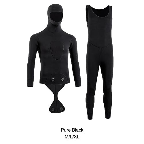 Combinaison de Chasse sous-Marine avec Poignets en Cuir Lisse