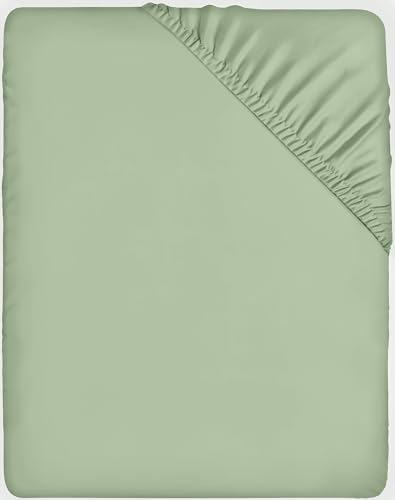 Drap Housse - Blanc, 180x200 cm Coupes de 35 cm pour Matelas épais
