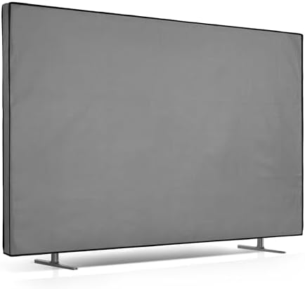 Housse écran TV Compatible avec 55" TV - Protection d'écran télévision - Gris foncé