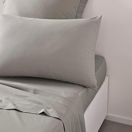Lot de 2 Taies d'oreillers 63X63 cm 100% Coton Uni