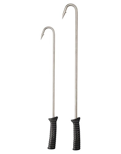 Gaff de pêche avec Crochet en Acier Inoxydable et poignée Ergonomique