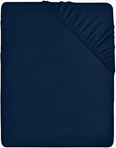Drap Housse - Blanc, 180x200 cm Coupes de 35 cm pour Matelas épais