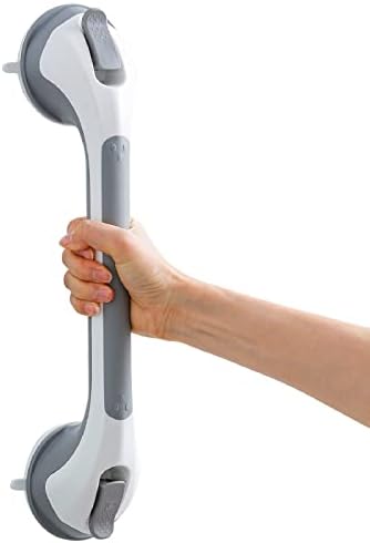 Poignée Ventouse pour Salle de Bain, 43 CM Barres d'appui de Douche Forte Prise pour handicapé