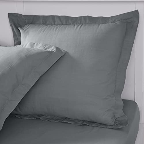 Lot de 2 Taies d'oreillers 63X63 cm 100% Coton Uni