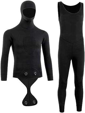 Combinaison de Chasse sous-Marine avec Poignets en Cuir Lisse