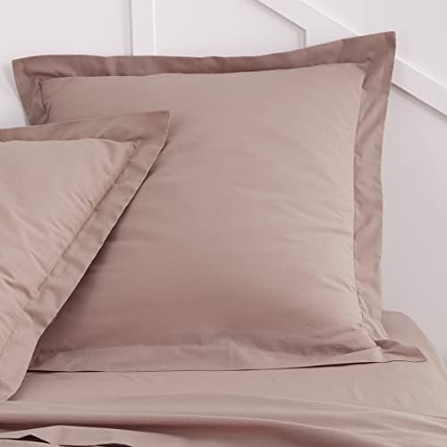 Lot de 2 Taies d'oreillers 63X63 cm 100% Coton Uni
