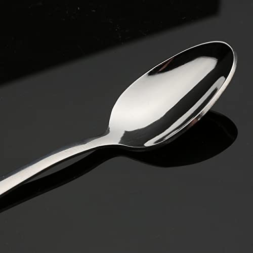 12 cuillères à Moka 10,3x2,2 cm en Acier Inoxydable Hautement Poli