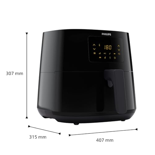 Philips 3000 Series Airfryer XL - Jusqu'à 90% de matières grasses en moins, capacité de 1,2 kg
