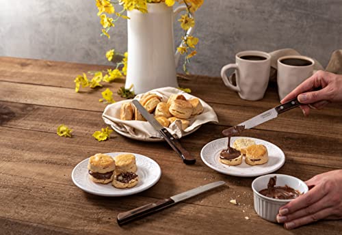 Lot de 6 couteaux à tomate/table - Lame de 11,5 cm