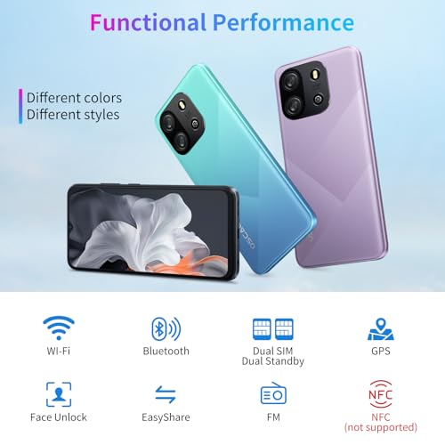 OSCAL Flat 1C Telephone Portable, 4GB+32GB