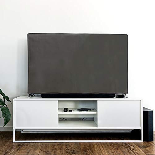 Housse écran TV Compatible avec 55" TV - Protection d'écran télévision - Gris foncé