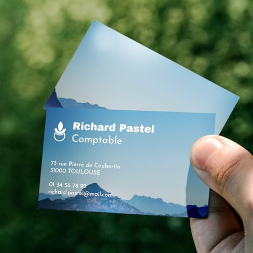 Cartes de Visite Recto-Verso en Couleur