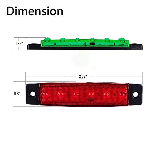 Lot de 4 Lampes de Navigation à LED pour Bateau 12V