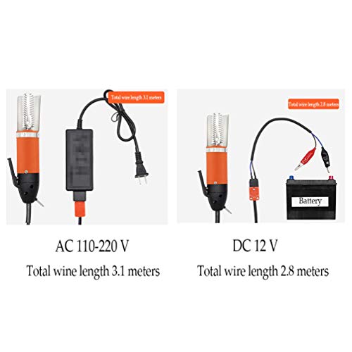 Ecailleur Électriques à Poisson avec 5 Types de Lames
