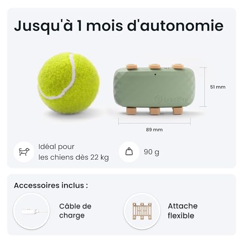 Tractive Collier GPS pour Chien XL