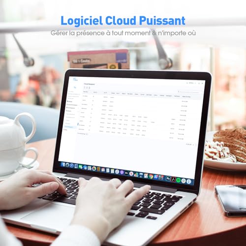 NGTeco WiFi Pointeuse Horaire en Nuage