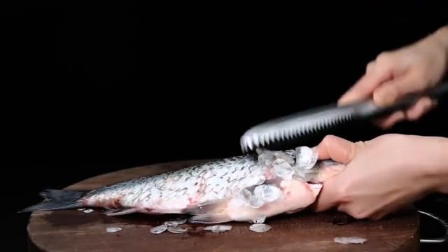 Écaille de Poisson en Acier Inoxydable - 2 Pièces
