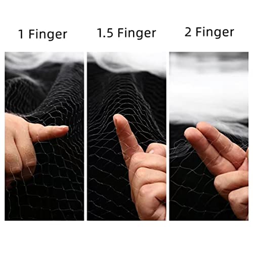 Filet de Pêche Pliable - 1m x 20m avec Flotteur et Maille à 3 Doigts