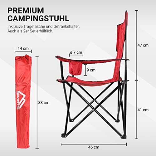 Lot de 2 chaises de camping