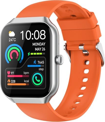 Montre Connectée Homme Femme, 1.96