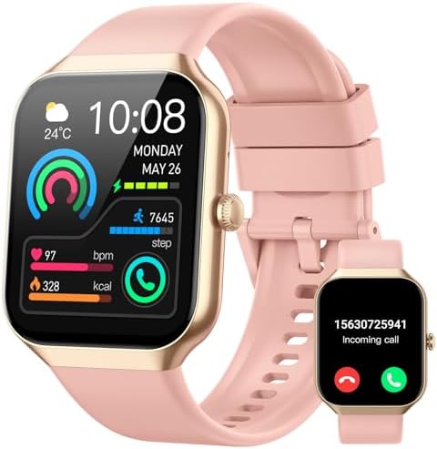 Montre Connectée Homme Femme, 1.96