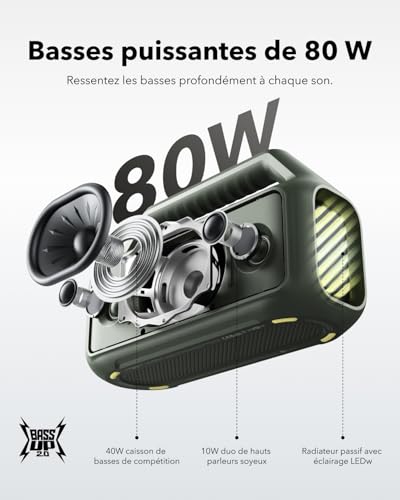 Soundcore Enceinte Bluetooth puissante Boom 2