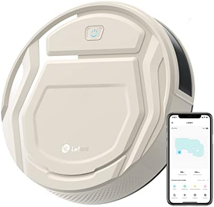 Aspirateur Robot Mince 2200Pa, Silencieux 55dB, Connecté avec WiFi/Bluetooth/Alexa/App, 120min d'Autonomie