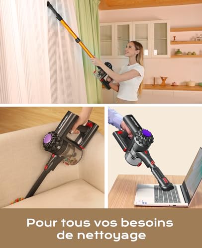 Aspirateur Balai sans Fil VACTechPro V15