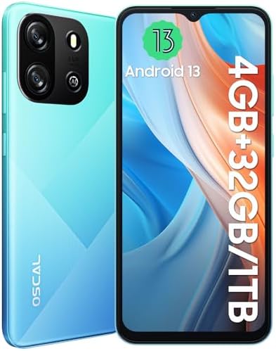 OSCAL Flat 1C Telephone Portable, 4GB+32GB