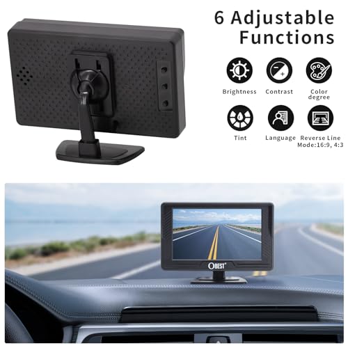 Caméra de Recul 1080P avec Vision Nocturne