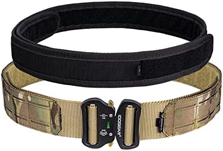 Ceinture Tactique Molle de 2 Pouces avec Ceinture Intérieure