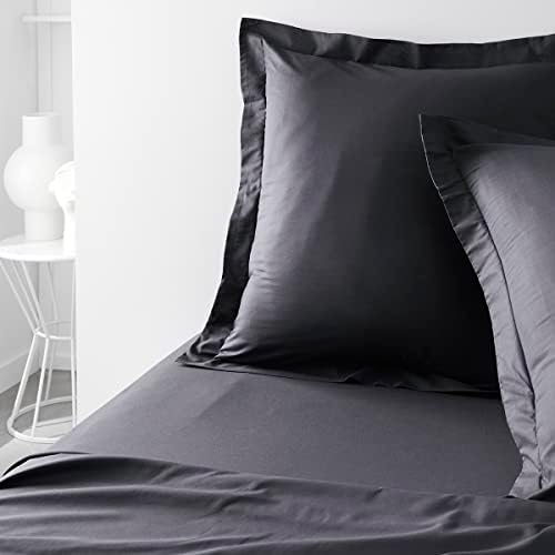 Lot de 2 Taies d'oreillers 63X63 cm 100% Coton Uni
