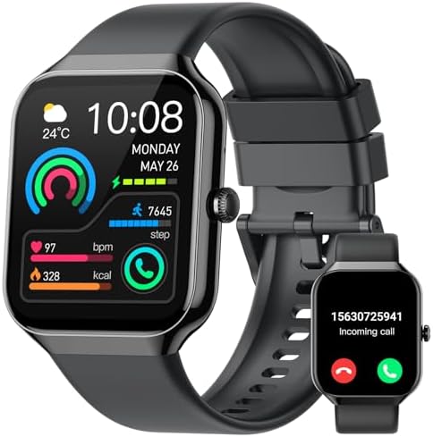 Montre Connectée Homme Femme, 1.96