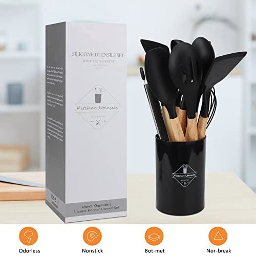 Ustensiles de Cuisine en Silicone, hicoosee 22 PCS Accessoire Cuisine Set sans BPA