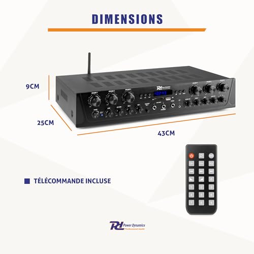Amplificateur Audio Bluetooth 6 Zones PV260BT