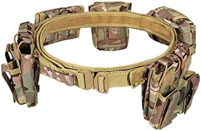 Ceinture Militaire multifonctions avec 5 Pochettes