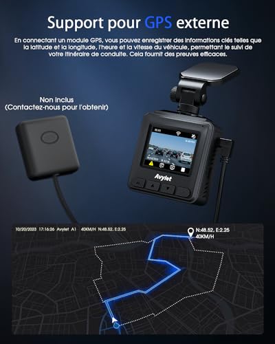 Dashcam 2K Avant Wi-Fi