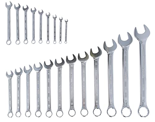 KS Tools - Jeu de 21 Clés Mixtes en Trousse (6-32 mm)