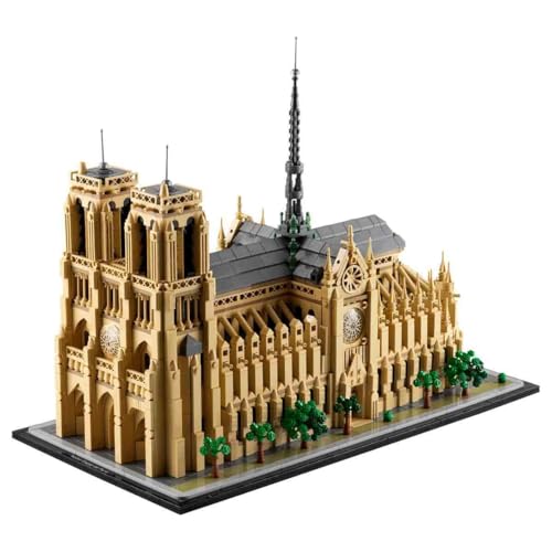 LEGO Notre-Dame de Paris - Maquette à Construire d’Exposition Architectural - Set pour Adultes - Cathédrale 21061 pièces