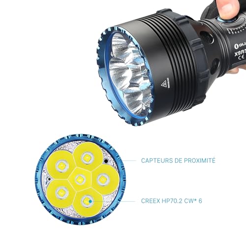 OLIGHT X9R MARAUDER Lampe de Poche Super Puissante 25000 Lumens 630 M