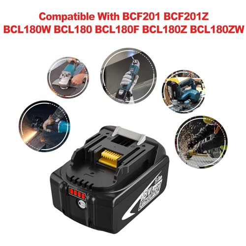 Batterie de Rechange pour Makita 6 AH(Pack de 4)