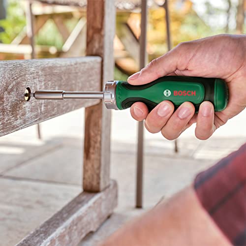 Tournevis à cliquet Bosch avec 12 embouts