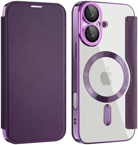 Coque Multifonctionnelle en Cuir iPhone 16 Plus