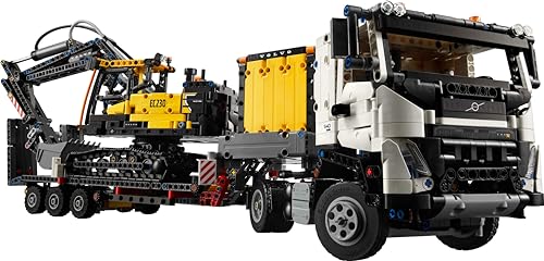 LEGO Technic Camion Volvo FMX et Pelleteuse électrique EC230, 42175 pièces