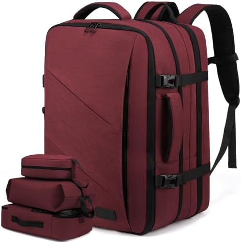 Sac à Dos Voyage Cabine Avion 40L Grand Bagage à Main Antivol Sac à Dos Ordinateur