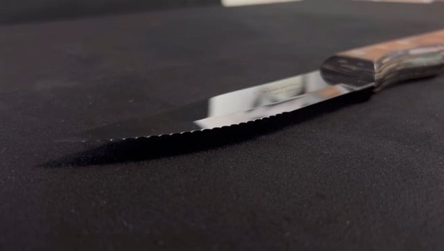 Tramontina - Couteaux à steak Jumbo. 6pcs inox et bois.