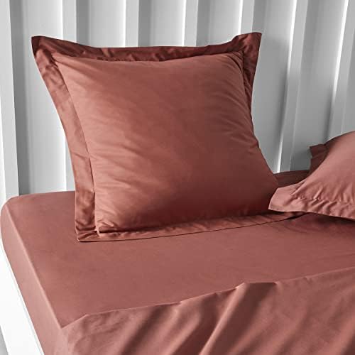 Lot de 2 Taies d'oreillers 63X63 cm 100% Coton Uni