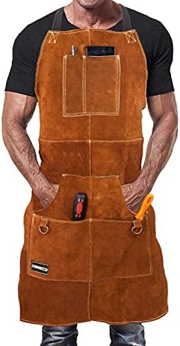 Tablier de Soudeur DIMWELD en Cuir - Protection et Praticité